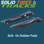 20" 500mm Bolt-On Rubber Pad 171mm Pitch
